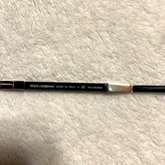 Dolce&Gabbana. Gold Edition Sunglasses. 18 carat gold plated metal. Silver. NWOT - Picture 6 of 8